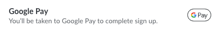 Button to add Google Pay Button to add Google Pay